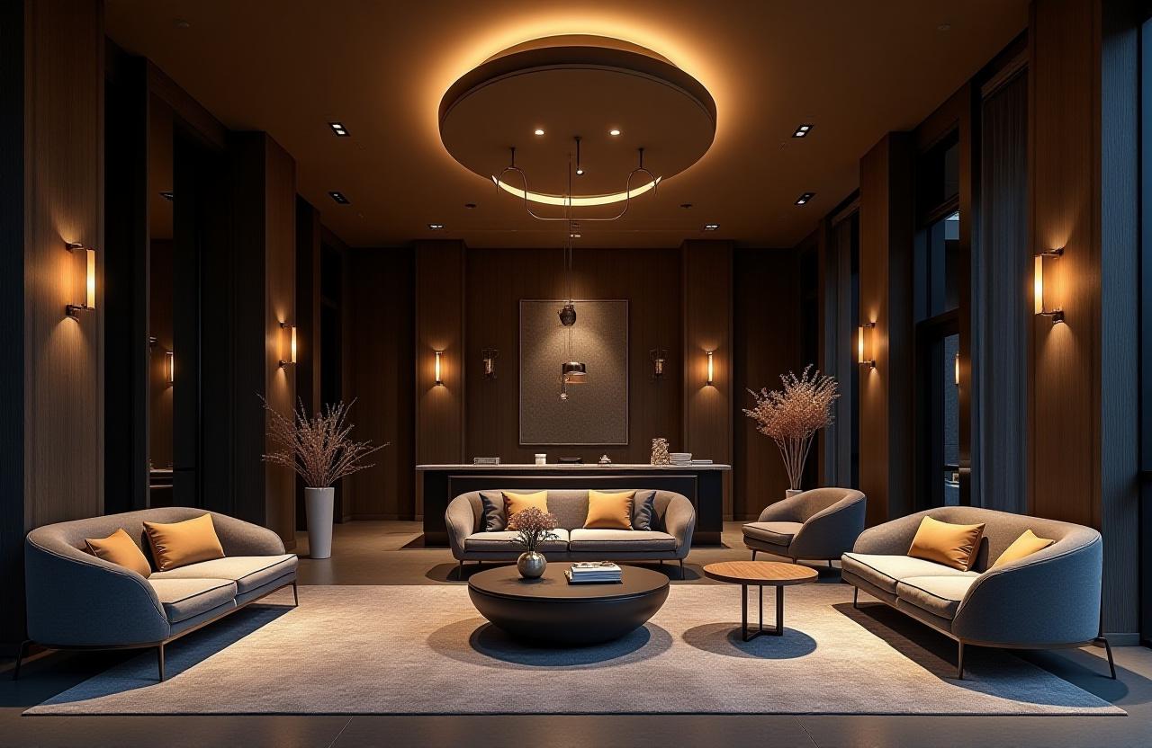 Luxury hotel lobby layout optimization