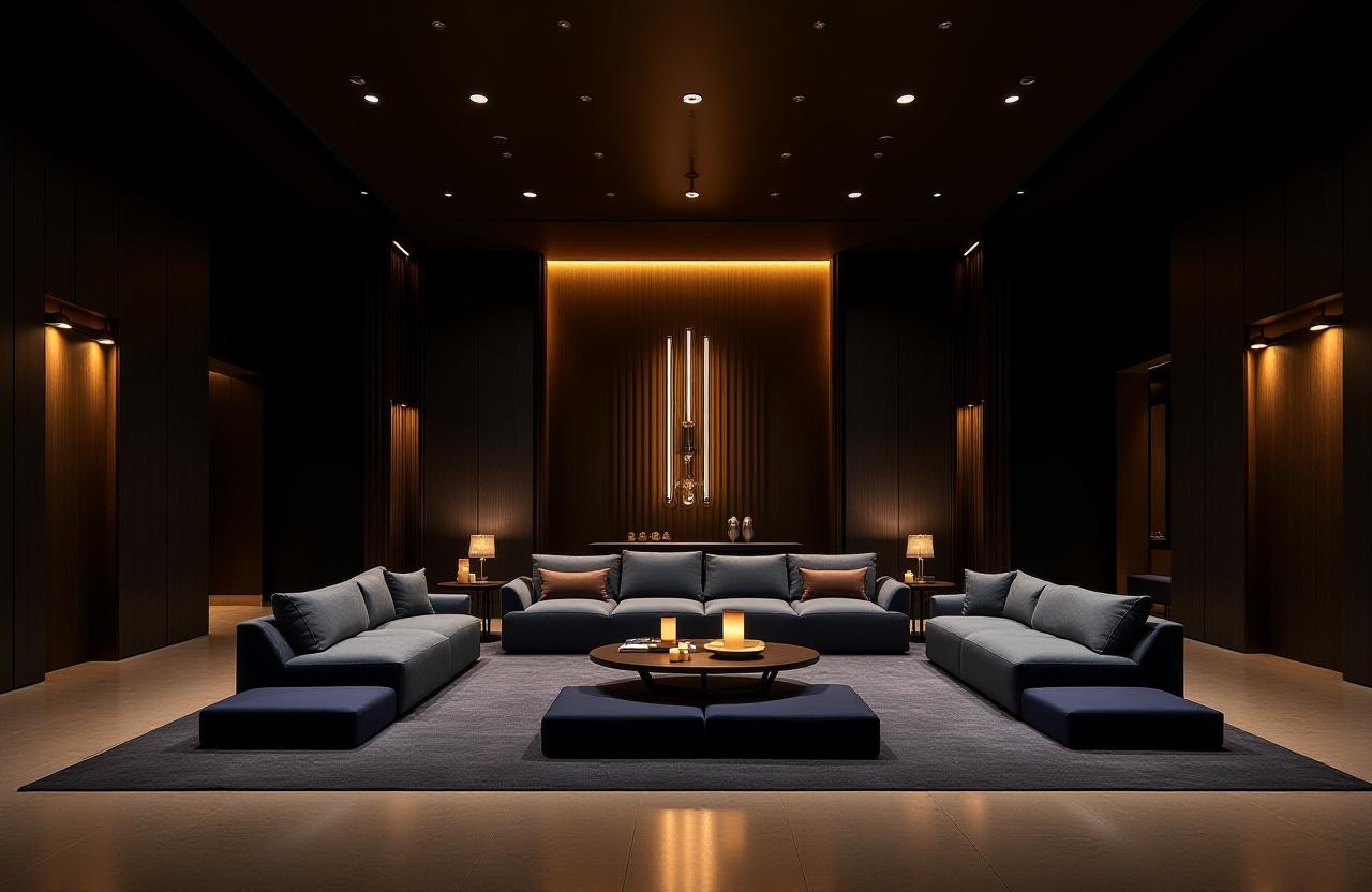 Luxury hotel lobby with bespoke furniture by Nimbus Nest